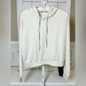 Velocity Brushed Terry Year Round Cropped Long Sleeve Hoodie Size Large